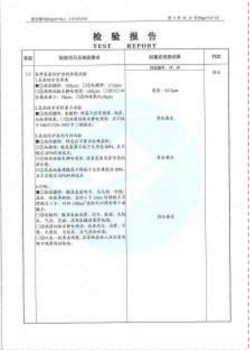 电气安全性能检验报告