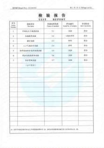 电气设备防护等级检验报告