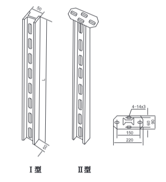 2XQJ-H-01A型工字钢立柱