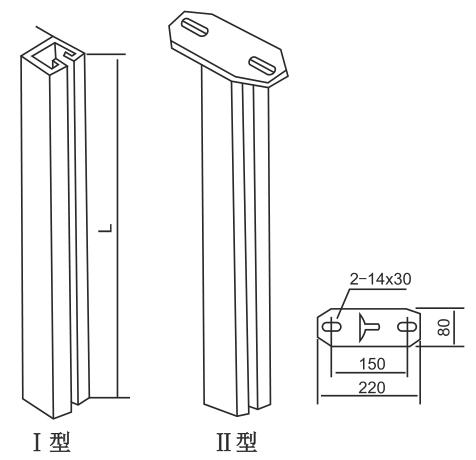 7XQJ-H-01E型异钢立柱
